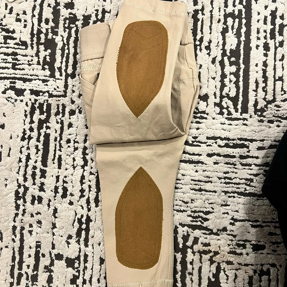 Beige Riding Pants - Picture 3 of 4
